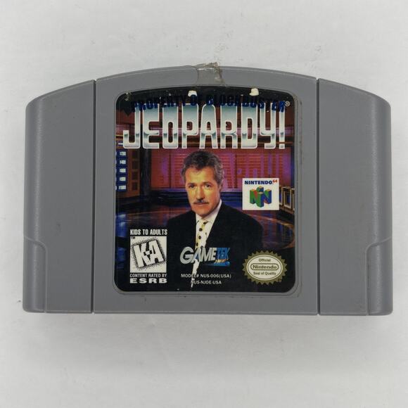 Jeopardy (Nintendo 64, 1998) N64 Authentic Tested! - Picture 1 of 4